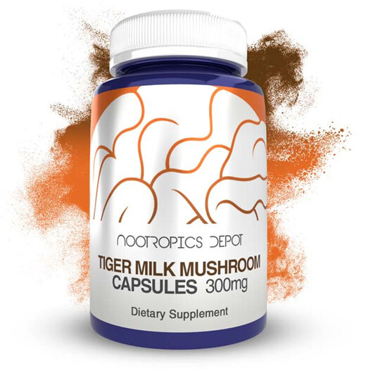 Основное фото товара Nootropics Depot, Грибы Тигровый, Tiger Milk Mushroom, 60 капсул