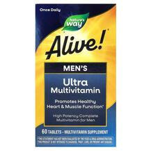 Alive! Men's Ultra Multivitamin Витамины Nature's