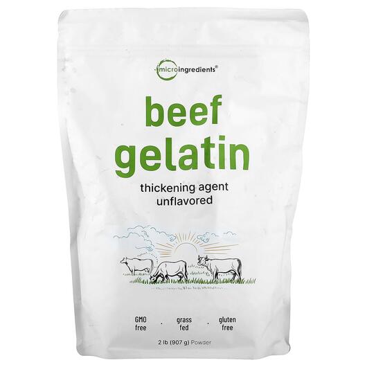 Основное фото товара Говяжий Желатин, Beef Gelatin Unflavored, 907 г