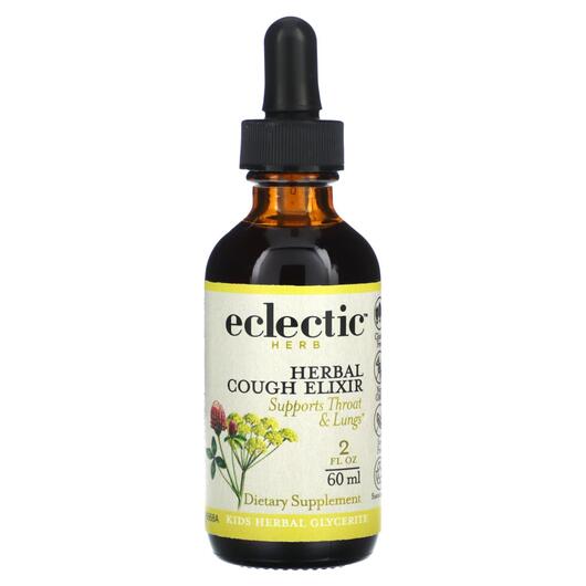 Основное фото товара Eclectic Herb, Антистресс Формулы, Herbal Cough Elixir, 60 мл
