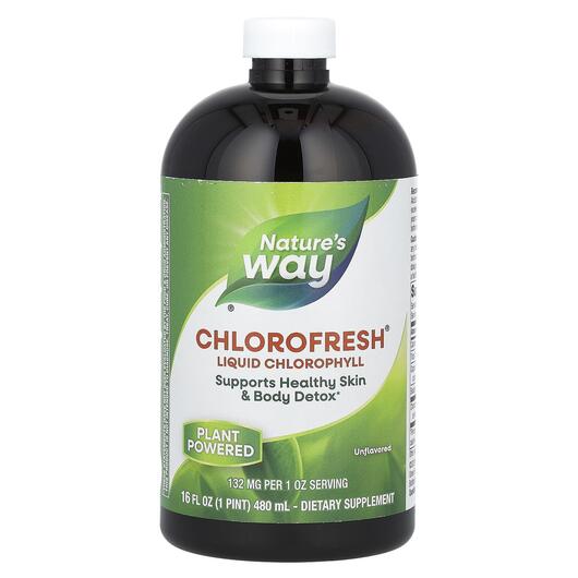 Основное фото товара Nature's Way, Хлорофилл, Chlorofresh Liquid, 473 мл