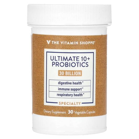 Основное фото товара Пробиотики, Ultimate 10+ Probiotics 30 Billion, 30 капсул