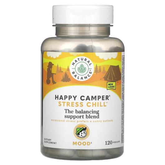 Основное фото товара Поддержка стресса, Happy Camper Stress Chill, 120 Vegcaps