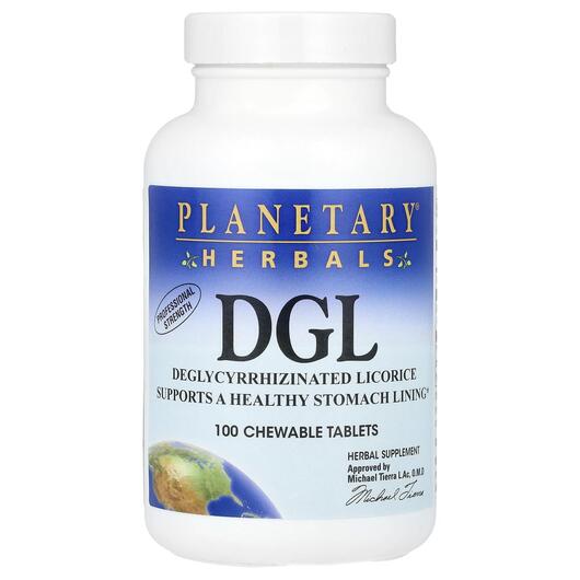 Основное фото товара Planetary Herbals, Лакрица, DGL, 100 таблеток