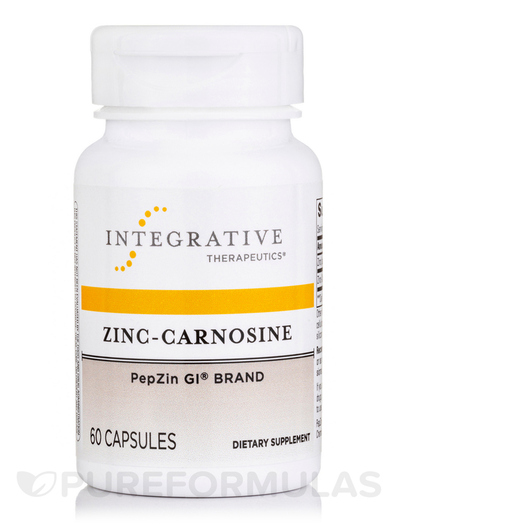 Основное фото товара Цинк L-Карнозин, Zinc-Carnosine, 60 капсул