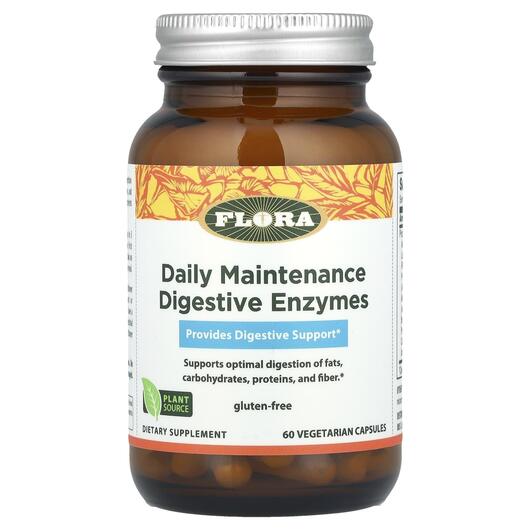 Основное фото товара Flora, Ферменты, Adult Enzyme Blend, 60 капсул