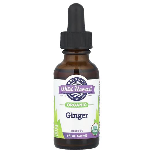 Основное фото товара Корень Имбиря, Organic Ginger Extract, 30 мл