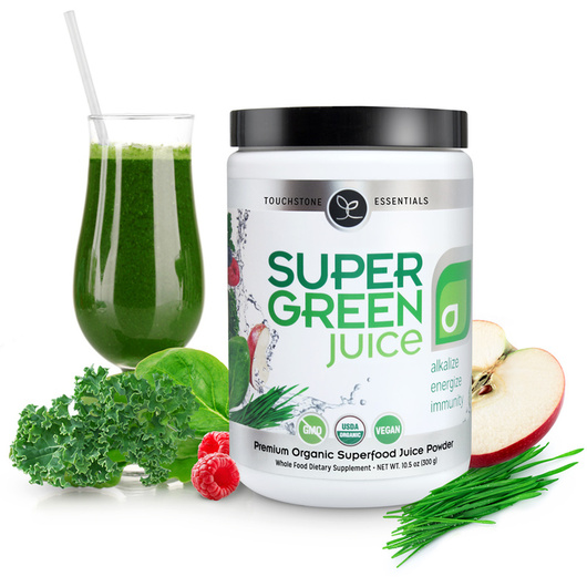 Основное фото товара Touchstone Essentials, Суперфуд, Super Green Juice, 300 г