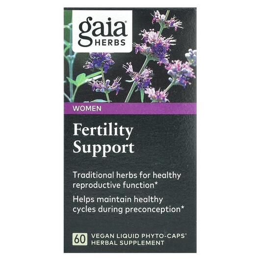 Основное фото товара Gaia Herbs, Поддержка Либидо, Fertility Support, 60 капсул