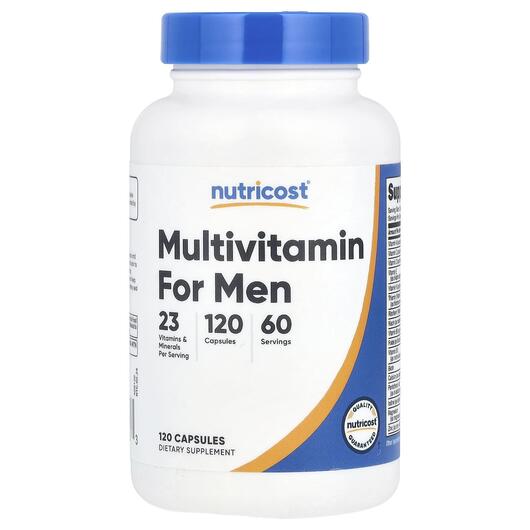 Основное фото товара Nutricost, Мультивитамины, Multivitamin For Men, 120 капсул