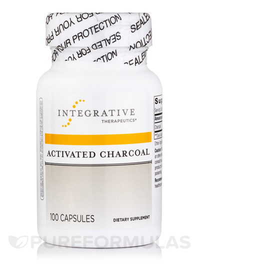 Основное фото товара Активированный уголь, Activated Charcoal, 100 капсул