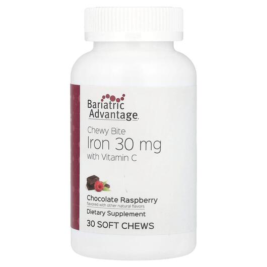 Основное фото товара Chewy Bite Iron with Vitamin C Chocolate Raspberry, Железо, 30 та