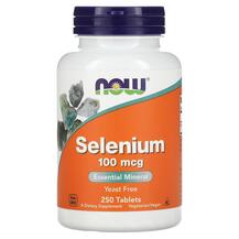 Selenium 100 mcg Селен без дрожжей 100 мкг NOW