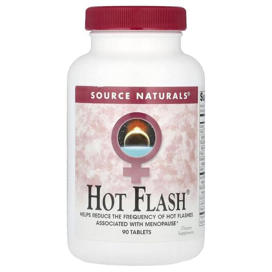 Основное фото товара Source Naturals, Поддержка менопаузы, Hot Flash, 90 таблеток