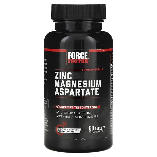 Основне фото товара Zinc Magnesium Aspartate, Цинк Аспартат, 60 таблеток