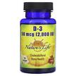 Фото товара Natures Life, Витамин D3, D-3 50 mcg, 120 капсул