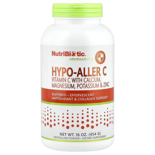 Основное фото товара NutriBiotic, Витамин C Аскорбиновая кислота, Hypo-Aller C, 454 г