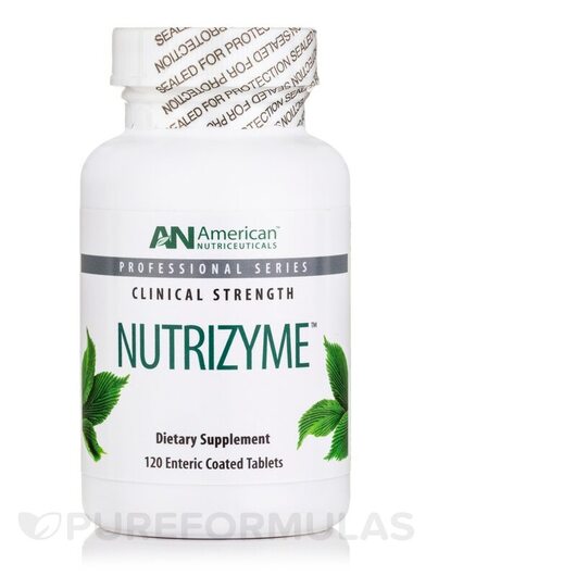 Основное фото товара American Nutriceuticals, Ферменты, Nutrizyme, 120 таблеток