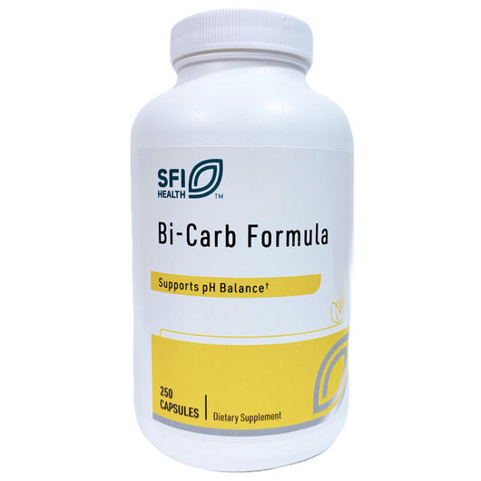 Основное фото товара Klaire Labs, Баланс уровня pH, Bi-Carb Formula, 250 капсул