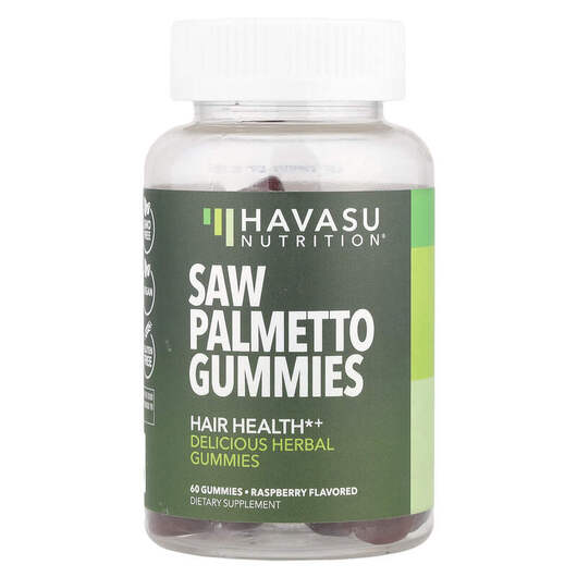 Основное фото товара Экстракт Пальметто, Saw Palmetto Gummies, 60 конфет