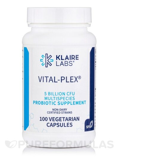 Основное фото товара Klaire Labs, Пробиотики, Vital-Plex, 100 капсул