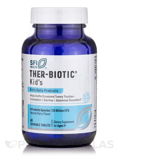 Основное фото товара Пробиотики, Ther-Biotic Children's Chewable, 60 таблеток
