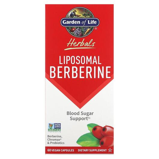 Основное фото товара Garden of Life, Берберин, Liposomal Berberine, 60 капсул