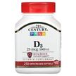 Фото товара Витамин D, Vitamin D3 25 mcg 1000 IU, 250 Rapid Release Softgels