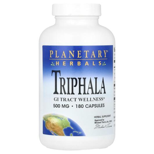 Основное фото товара Triphala GI Tract Wellness 500 mg, Поддержка кишечника, 180 капсу