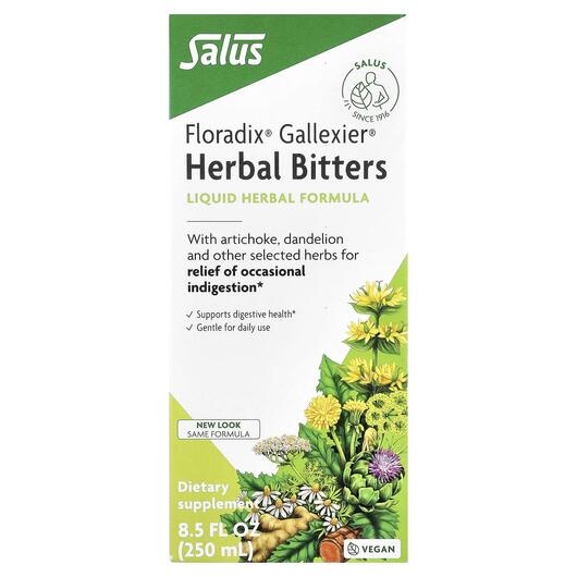 Основное фото товара Поддержка пищеварения, Floradix Gallexier Herbal, 250 мл