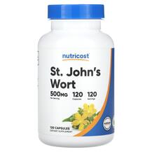 St. John's Wort 500 mg Зверобой Nutricost 120 капсул