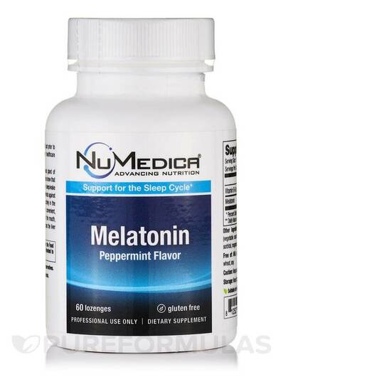 Основное фото товара NuMedica, Мелатонин, Melatonin Peppermint, 60 таблеток