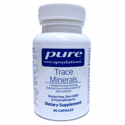 Основное фото товара Минеральные добавки, Trace Minerals, 60 капсул