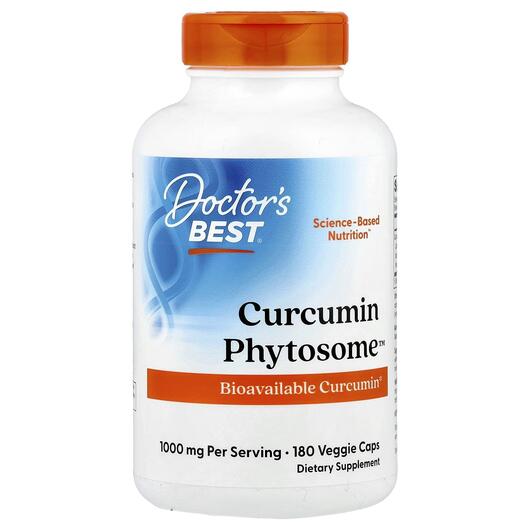 Основное фото товара Экстракта куркумина Мерива, Curcumin Phytosome, 180 капсул