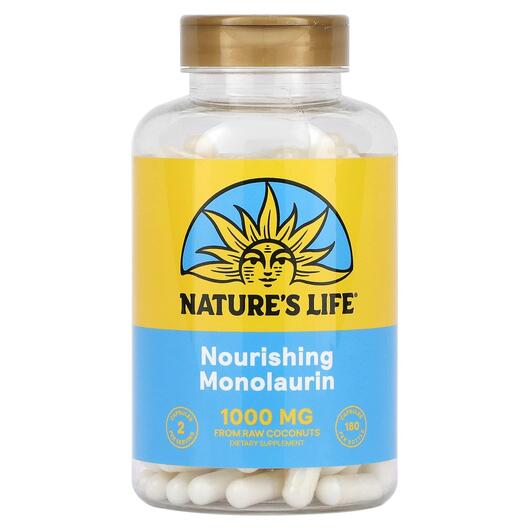 Основное фото товара Монолаурин, Nourishing Monolaurin 1000 mg, 180 капсул