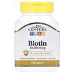 21st Century, Biotin 10000 mcg, Біотин 10000 мкг, 120 таблеток