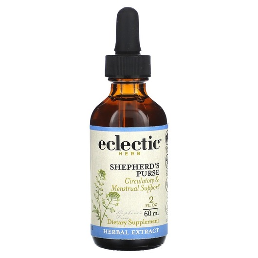 Основное фото товара Eclectic Herb, Пастушья сумка, Shepherd's Purse Extract, 60 