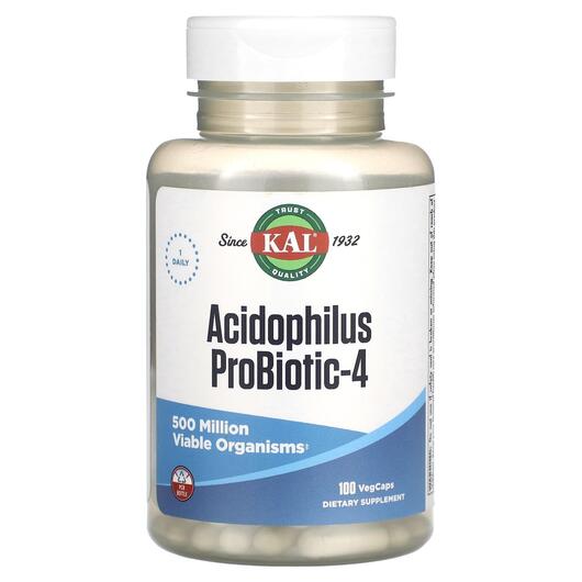 Основное фото товара Лактобактерии Ацидофилус, Acidophilus Probiotic-4, 100 капсул