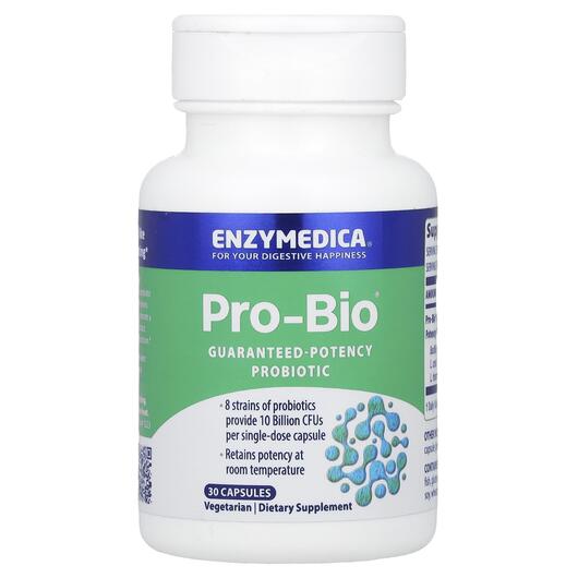 Основное фото товара Enzymedica, Пробиотики, Pro-Bio, 30 капсул