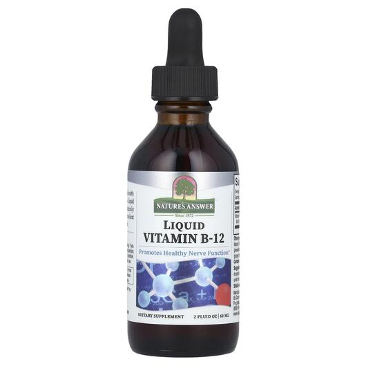 Основное фото товара Жидкий B12, Liquid Vitamin B-12 with Natural Flavors, 60 мл