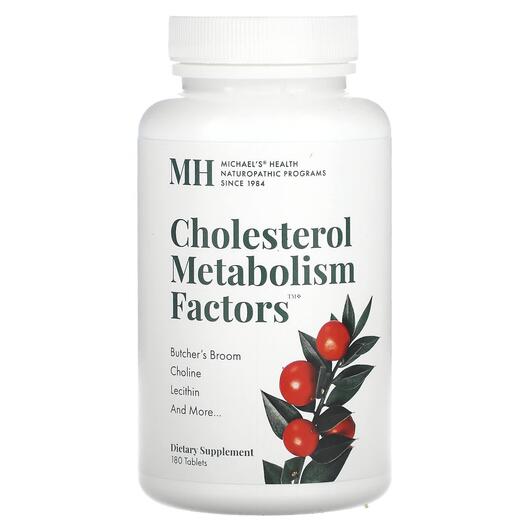 Основное фото товара Cholesterol Metabolism Factors, Поддержка холестерина, 180 таблет