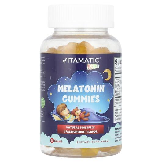 Основное фото товара Kids Melatonin Gummies Pineapple & Passionfruit, Мелатонин, 9