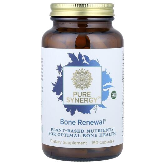 Основне фото товара Pure Synergy, Bone Renewal, Зміцнення кісток, 150 капсул