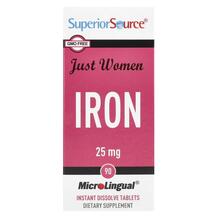 Залізо Just Women Iron 25 mg Superior Source
