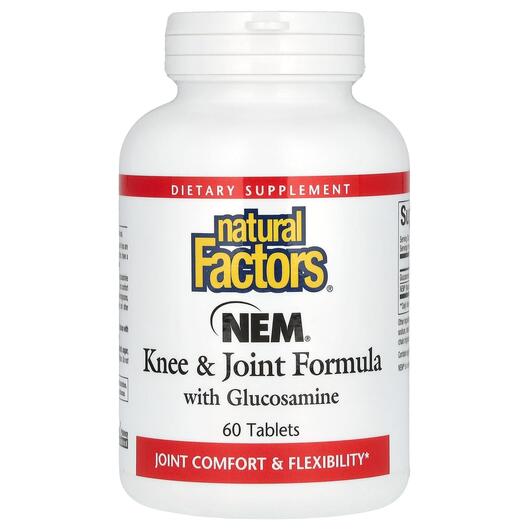 Основное фото товара Глюкозамин Хондроитин, NEM Knee & Joint Formula, 60 таблеток