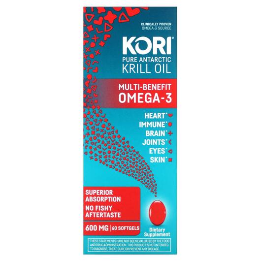 Основное фото товара Pure Atlantic Krill Oil Multi-Benefit, Масло Антарктического Крил