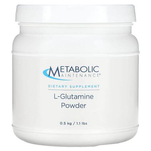 Основное фото товара Metabolic Maintenance, L-Глутамин, L-Glutamine Powder, 0.5 кг