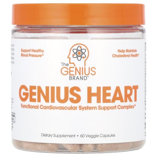 Основное фото товара The Genius Brand, Кардио комплекс, Genius Heart, 60 капсул