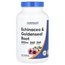 Echinacea & Goldenseal Root 500 mg Эхинацея Nutricost