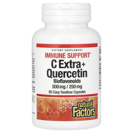 Основное фото товара Витамин C Аскорбиновая кислота, C Extra + Quercetin, 60 капсул